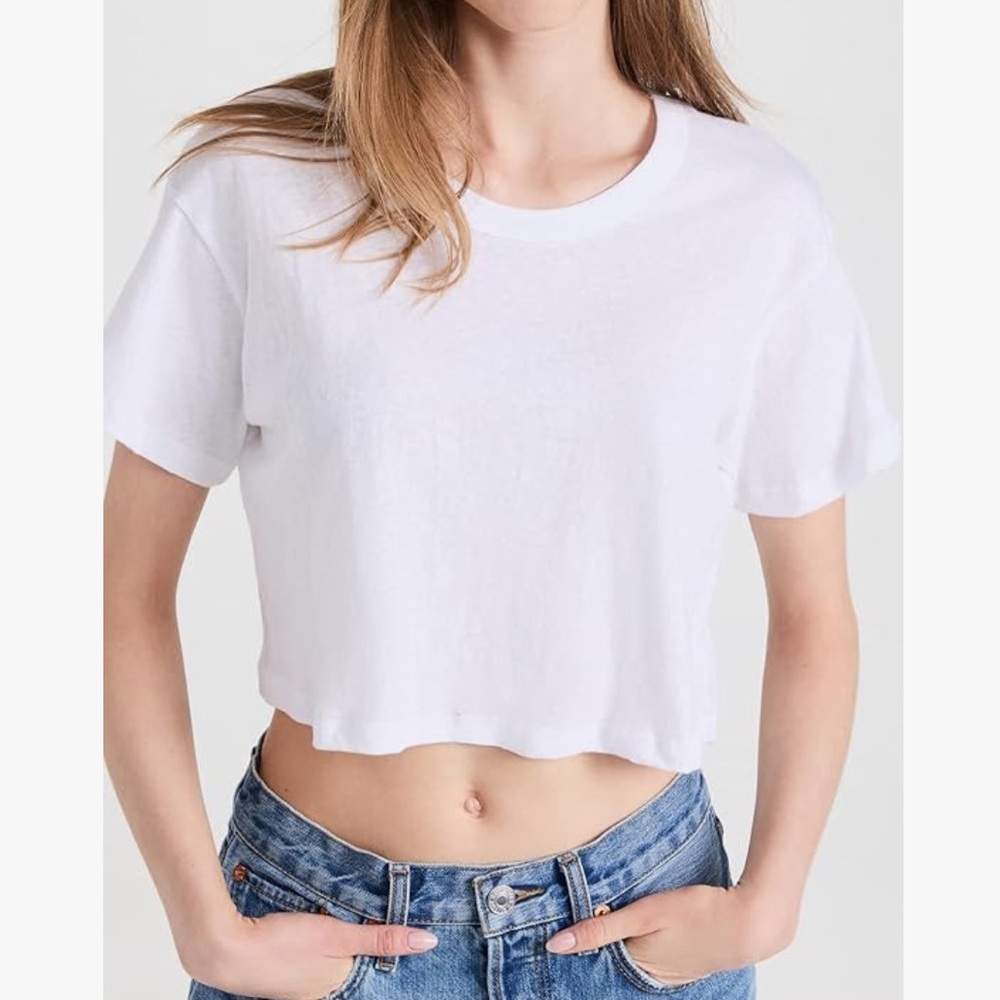 Leset Women's Laura Crop Boxy Tee